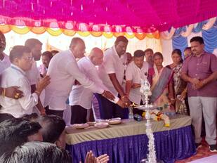 8ಕೆಪಿಎಲ್22 ಕೊಪ್ಪಳ ತಾಲೂಕಿನ ಗಿಣಿಗೇರಾ ಗ್ರಾಮದಲ್ಲಿ ಆರ್ಯುವೇದ ಆಸ್ಪತ್ರೆಯ ಉದ್ಘಟನಾ ಸಮಾರಂಭ. | Kannada Prabha