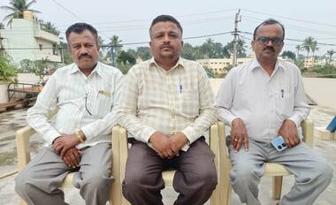 ಪೋಟೋ 8ಮಾಗಡಿ1: ಮಾಗಡಿ ಪಟ್ಟಣದಲ್ಲಿ ತಾಲೂಕಿನ ತೂಬಿನಕೆರೆ ಸಕರ್ಾರಿ ಕಿರಿಯ ಪ್ರಾಥಮಿಕ ಪಾಠಶಾಲೆಯ ಪ್ರಭಾರಿ ಮುಖ್ಯಶಿಕ್ಷಕ ಸಿದ್ದಲಿಂಗಯ್ಯ ಪತ್ರಿಕಾಗೋಷ್ಠಿ ನಡೆಸಿ ಮಾತನಾಡಿದರು. | Kannada Prabha