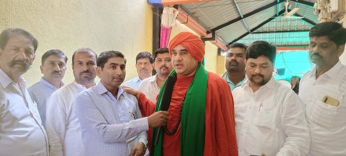 ಕೂಡಲಸಂಗಮ ಲಿಂಗಾಯತ ಪಂಚಮಸಾಲಿ ಪೀಠದ ಜಗದ್ಗುರು ಬಸವಜಯ ಮೃತ್ಯುಂಜಯ ಸ್ವಾಮೀಜಿ | Kannada Prabha