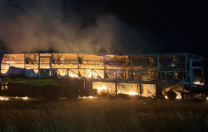 Bus Fire 