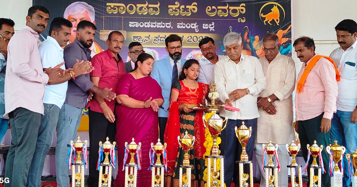 former minister c.s. puttaraju drives for state level dog show - former ...
