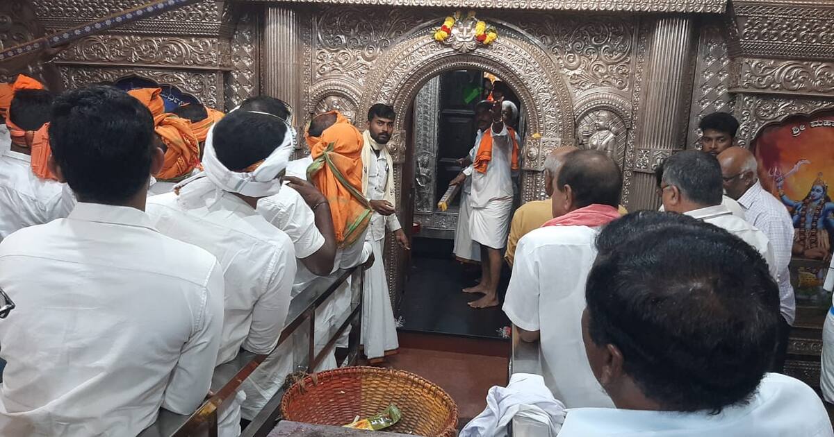 rituals of marikamba devi jatra of shirsi begin